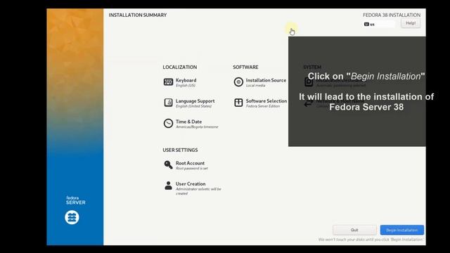 INSTALL FEDORA SERVER 38 смотреть онлайн