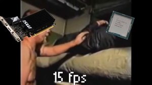 Что будет если совместить слабую видеокарту и мощный процессор?