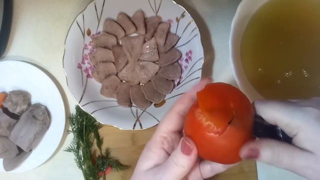 Заливное из языка БИТОЕ СТЕКЛО. Заливное из языка.
