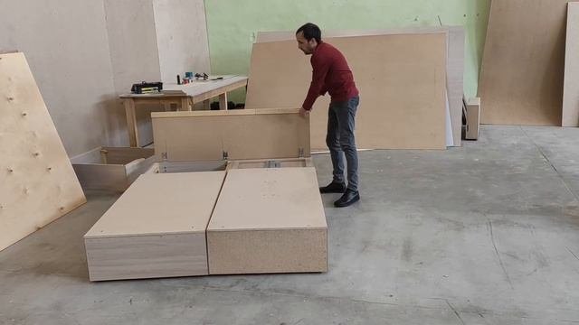 Механизм трансформации мебели. Поворотно-выкатной механизм