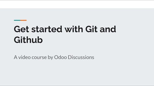 Git & GitHub Course Introduction смотреть онлайн