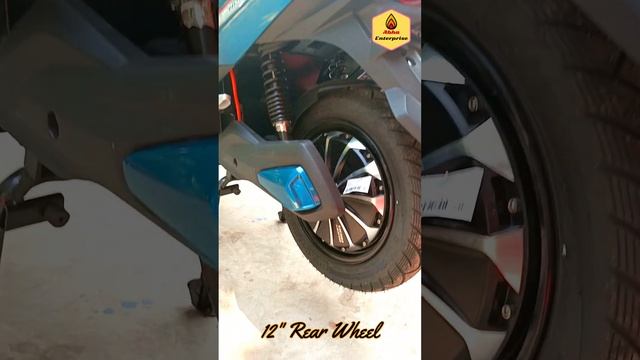 Electric scooter|12 inch Tyres with Power full Motor|120km millage with single charge #batteryscoot