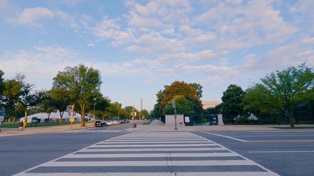 Walking tour of Washington D.C. 10K Virtual Run in of the streets, museums and Lincoln Memorial смотреть онлайн