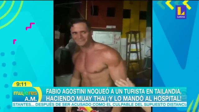 🔴😱 Fabio Agostini noqueó a un turista durante una pelea en Tailandia смотреть онлайн