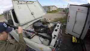 Моем двигатель своими руками | УАЗ  | мойка высокого давления |