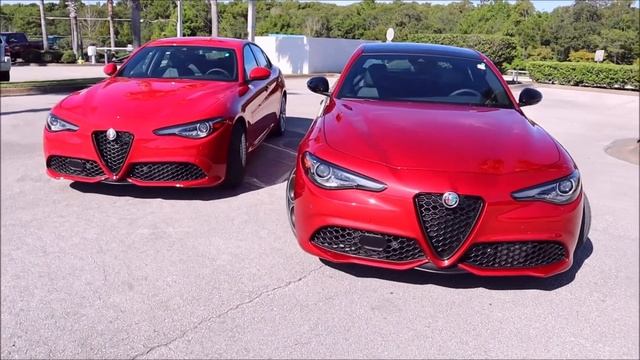 Alfa Rosso V.S. Rosso Etna Which 2023 Alfa Romeo Giulia Looks Better In Red смотреть онлайн