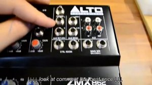 My new Alto ZMX862 Mixer