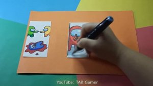 5 easy Arts and Paper Crafts Among Us / СБОРНИК 5 прикольных идей из бумаги Амонг Ас