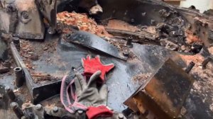 Оторвало башню у танка / the tank's turret was torn off / Ukraine war