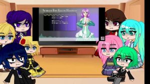 Реакция вокалоидов 7 грехов на друг друга 1/9// реакция 7грехов на уныние// уныние = Мику