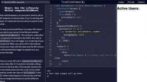 Free Code Camp - Use the Lifecycle Method componentDidMount - SOLUTION !!!