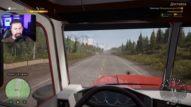 ЗАСАДИЛ ГРУЗОВИК ПО САМЫЕ... в игре  Alaskan Road Truckers! /Часть 1/