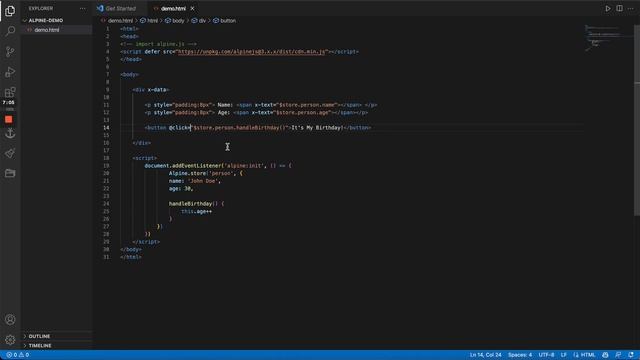 Use AlpineJS Store Property for Global State Managment смотреть онлайн