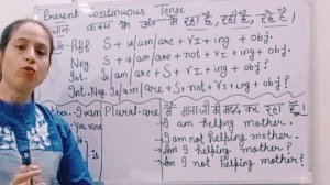 How to form Present continuous Tense From Hindi to English Don't miss it🙏🙏