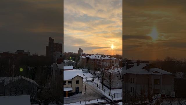 Доброе утро! Ярославль. Морозное красивое утро.❄️ Yaroslavl. Frosty beautiful morning.