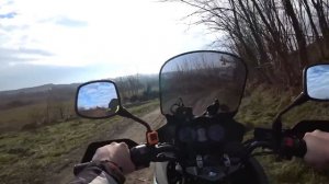 Зимний OFF-ROAD на чужом мотоцикле.