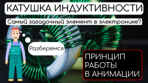 КАТУШКА ИНДУКТИВНОСТИ - Принцип работы в анимации.