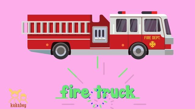 Vehicles Name and Sounds for Kids in English | Learn Transportation Vocabulary