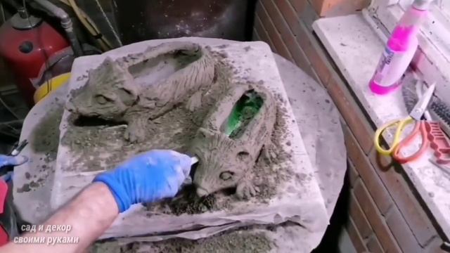 Пока Я Делал эти Поделки Все Смеялись, но Увидев Результат  Были Удивлены!Из Бутылок и Цемента. смотреть онлайн