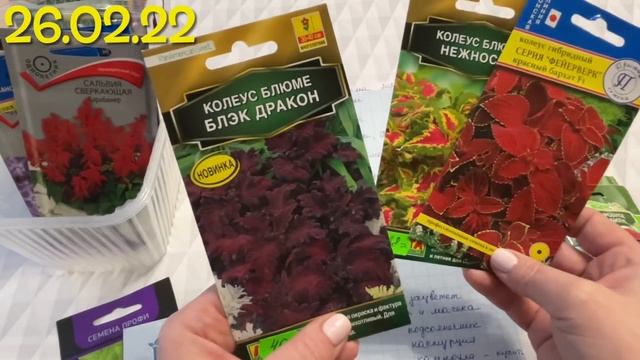 План посева Цветов на рассаду! Большая ревизия семян Цветов 2022!
