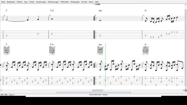 Kansas - Dust in the Wind - Tabs смотреть онлайн