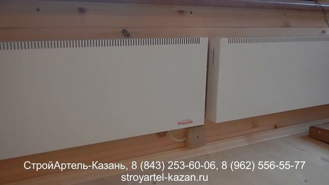 Одноэтажный дом шале со вторым светом на р.Свияге из Двойного бруса. Казань. смотреть онлайн