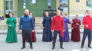 Ойся, ты ойся, Ты меня не бойся! Фолк-группа "Забава". Музейный квартал-2023. Таганрог 20 мая 2023