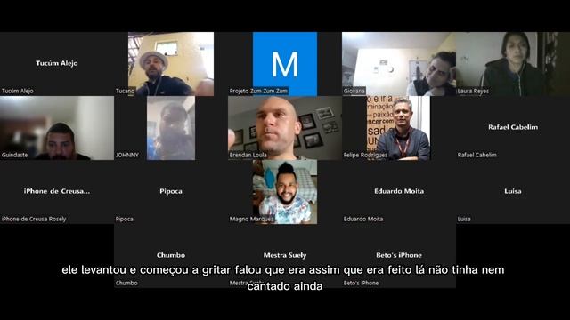 Projeto Zum Zum Zum Capoeira tá no zoom - módulo 5 - aula 1 - parte 2 - Contramestre Tucano da Maré смотреть онлайн