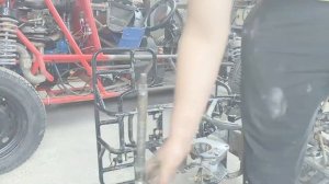 Самодельный квадроцикл на гусеницах. Начало! Часть 1 .