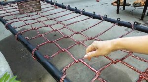 Как сделать гамак в домашних условиях?/ Плетём гамак.