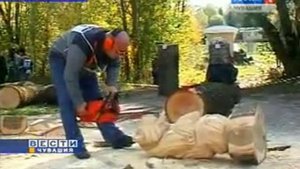 резьба бензопилой