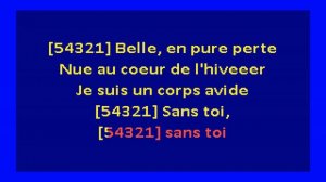 Corinne Marchand – Sans Toi (karaoke)