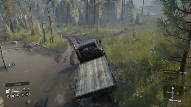 SnowRunner #13 Смотрим новую карту "Овраг" Таймыр Россия 5.1 обновление смотреть онлайн