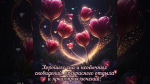 Спокойной ночи и удивительных снов 🦋🦋🦋