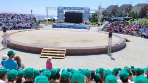 Церемония открытия смены, лагерь "Океан", 2 сентября 2023 г. Владивосток.