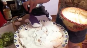 Торт из зефира " Лайма"