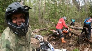 Эндуро заезд на открытие мотосезона 2023 Псков. Полный круг Suzuki TS200R