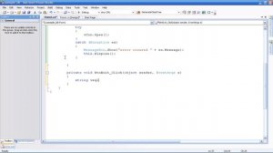 Using ADO.Net (C#) with SQL Server 2008