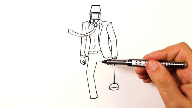 Как нарисовать Вантуз Мен из Скибиди Туалет смотреть онлайн