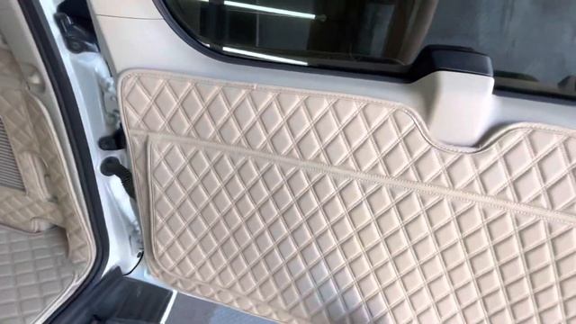 3D / 3Д Коврики из экокожи в багажник. Коврики из экокожи в багажник Toyota Land Cruiser Prado 150