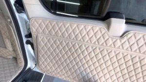 3D / 3Д Коврики из экокожи в багажник. Коврики из экокожи в багажник Toyota Land Cruiser Prado 150