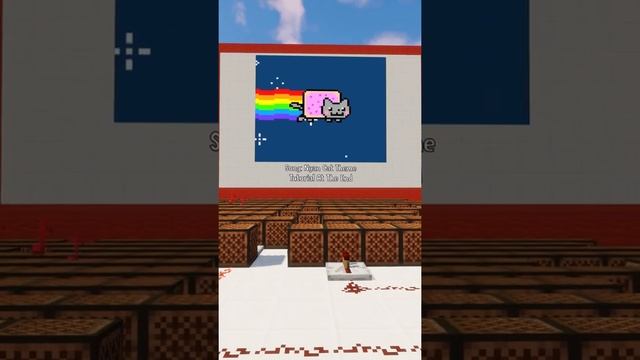 Nyan Cat Theme Minecraft Note Block Tutorial