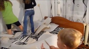 Как быстро снять обои.