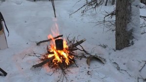 Я ЕЁ ВСЁ РАВНО НАШЁЛ!!! ОХОТА В ТАЙГЕ / ЧАЙ У КОСТРА / ТАЁЖНЫЕ ПРИКЛЮЧЕНИЯ / ПОХОД НА ЛЫЖАХ ЗИМОЙ.
