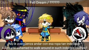 Sans Au's react to Dream Au's *Read description* [Español/English]