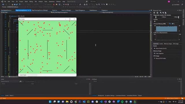 Snake Game in C# Visual Studio Forms смотреть онлайн
