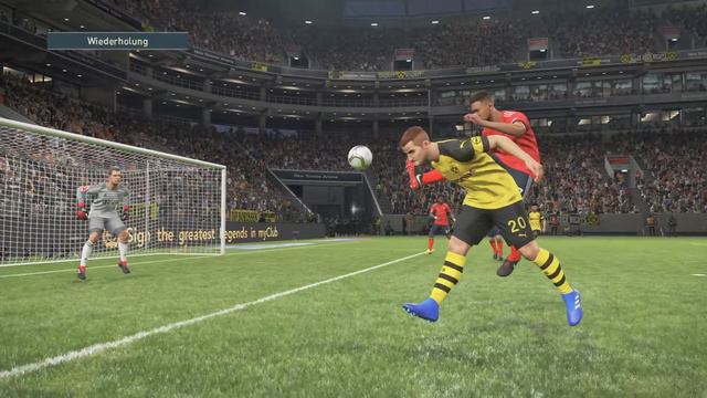 PRO EVOLUTION SOCCER 2019 Game Face BvB v FCB смотреть онлайн