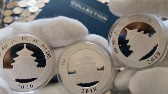 Серебряные инвестиционные монеты - панды Китая!