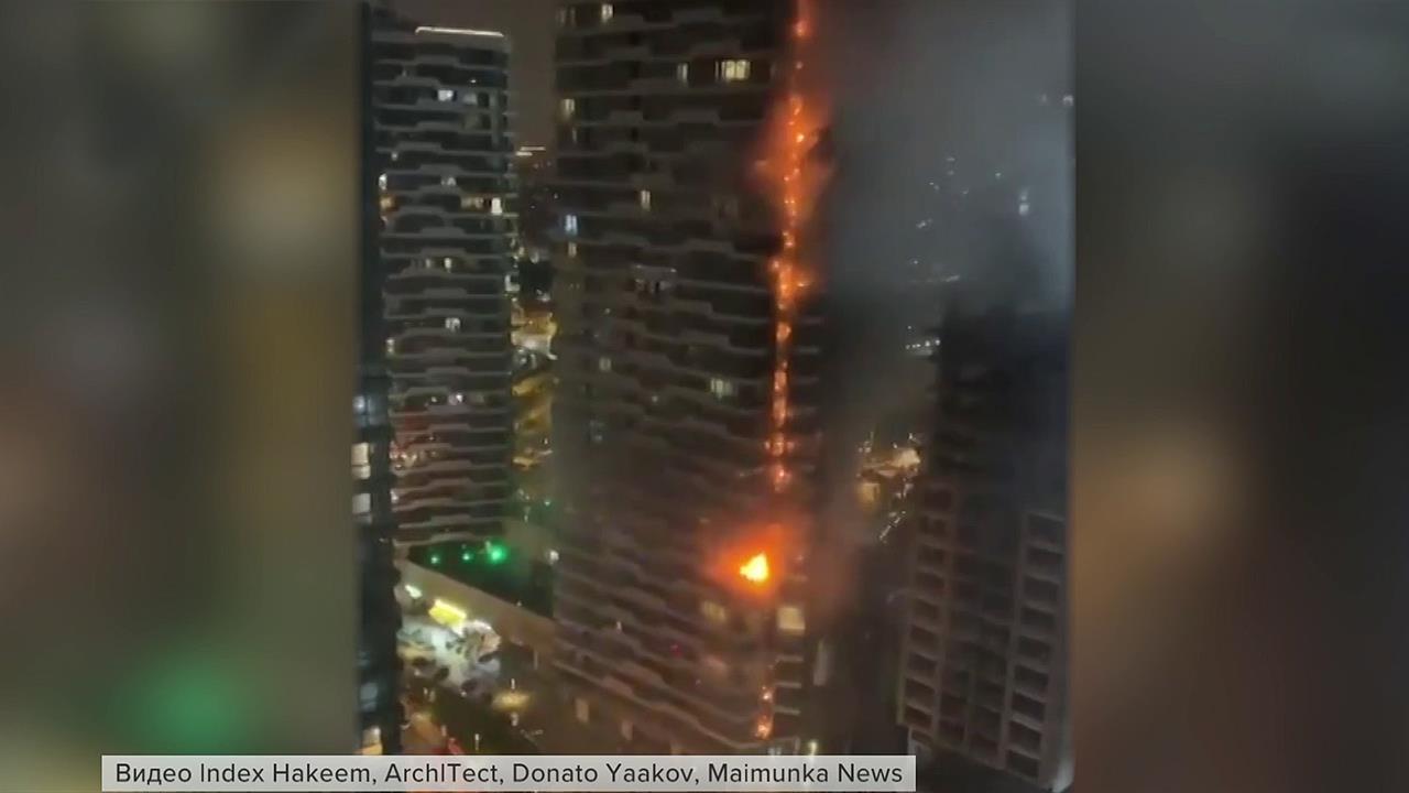 В Стамбуле потушили пожар в жилом небоскребе