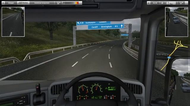 UK Truck Simulator Рейс   036 покупка Гаража и еще один Тягач, Хватаем Погрузчики и Абердин часть 1